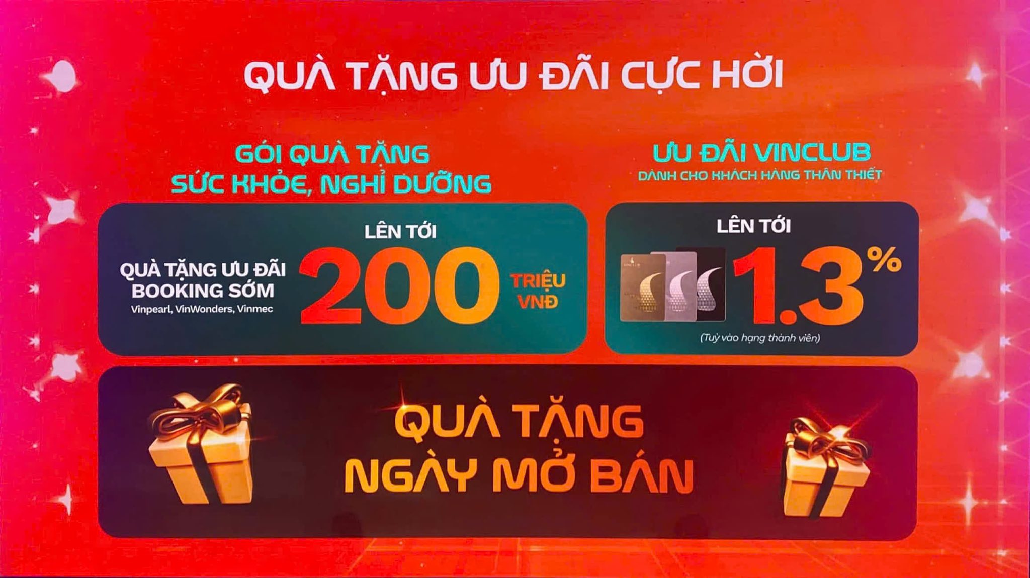 Rất nhiều quà tặng từ chủ đầu tư từ những ngày đầu mở đăng ký mua căn hộ Vinhomes Green City