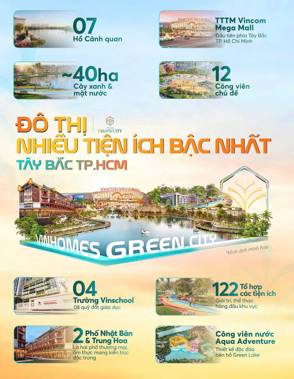 Green City sở hữu nhiều tiện ích thể thao hàng đầu khu vực