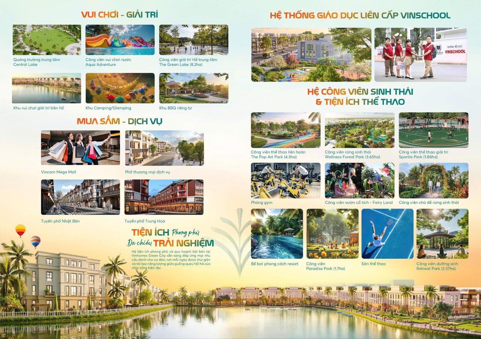 Hệ sinh thái “All-in-One” khi ở căn hộ Vinhomes Green City