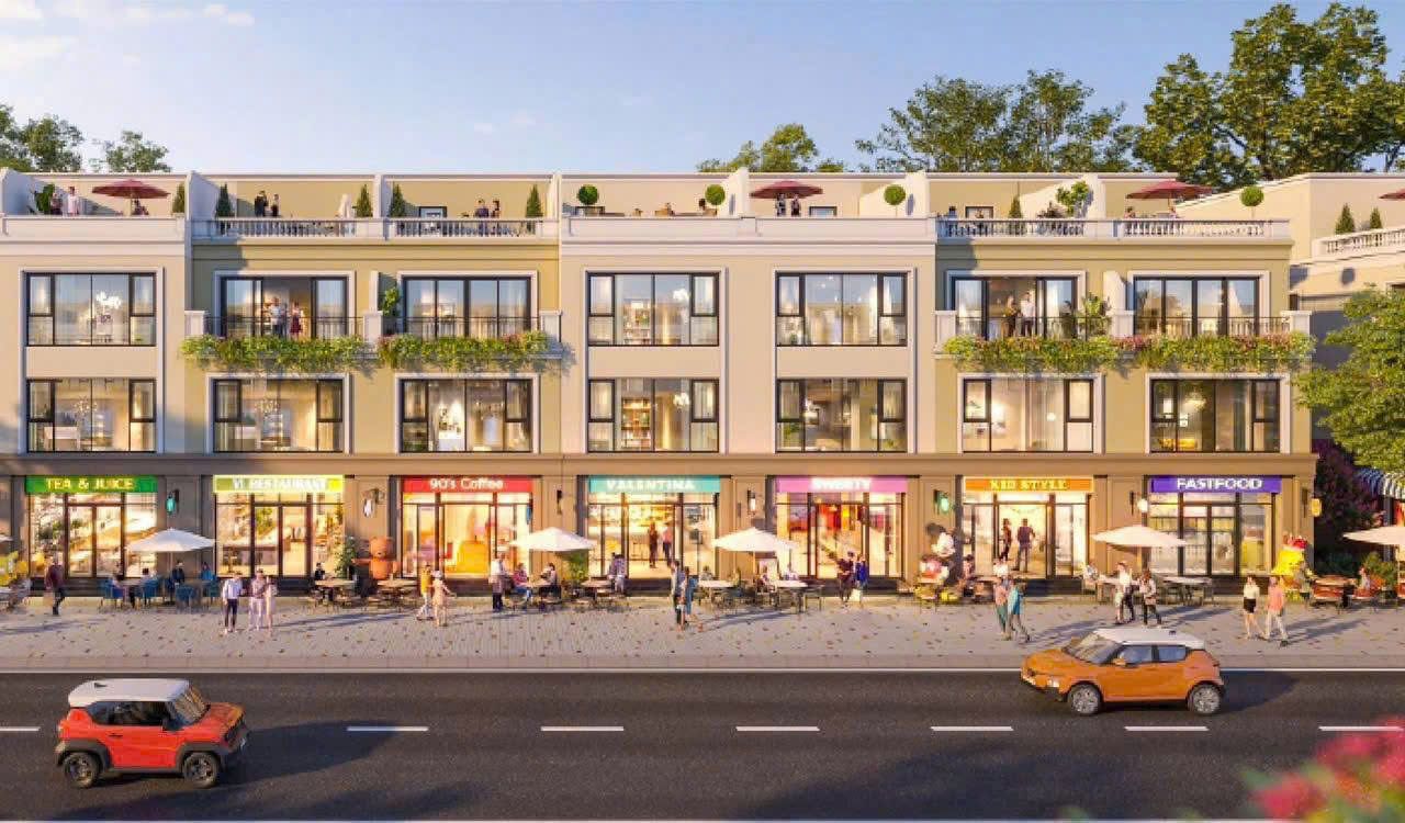Mẫu nhà phố tại Vinhomes Green City