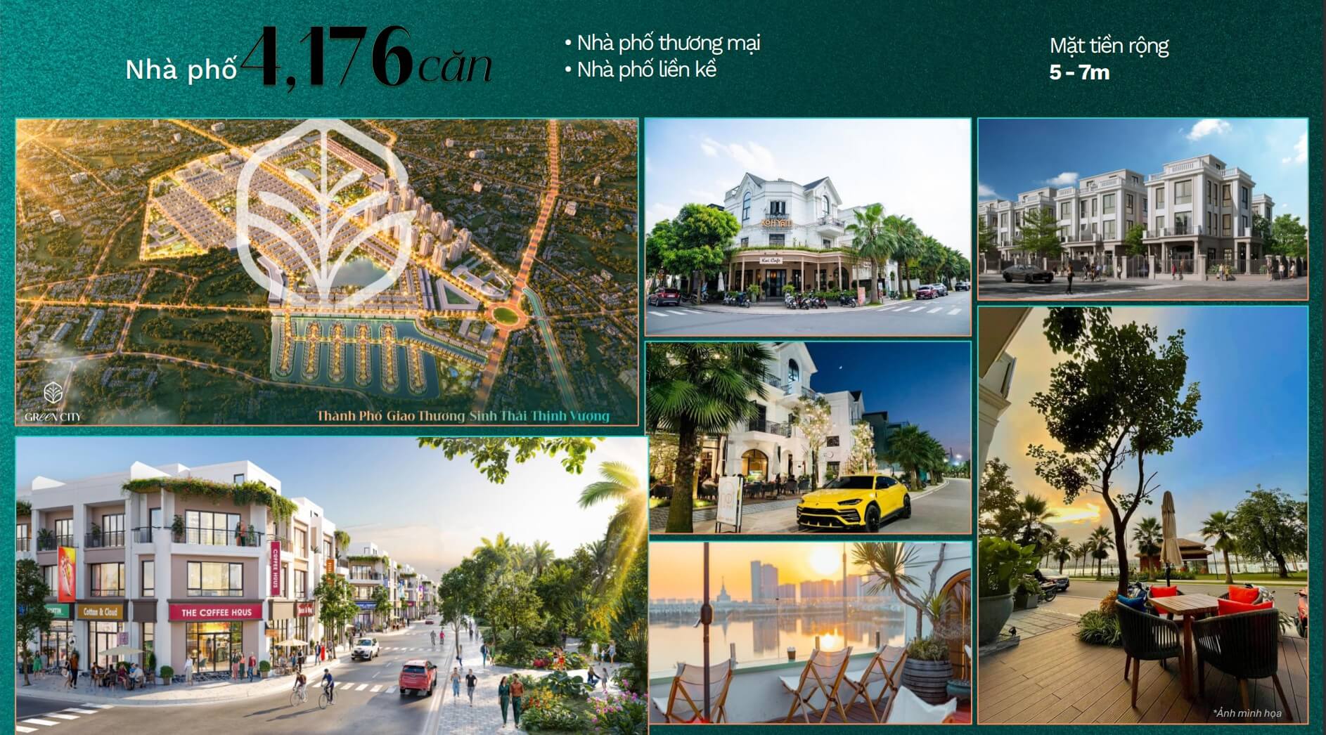 Nhà phố Vinhomes Green City mở ra cơ hội vàng để đầu tư