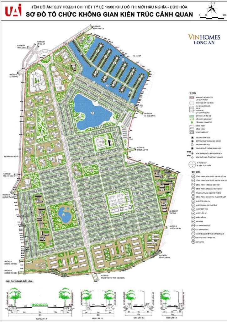 Quy hoạch chi tiết Vinhomes Green City Hậu Nghĩa