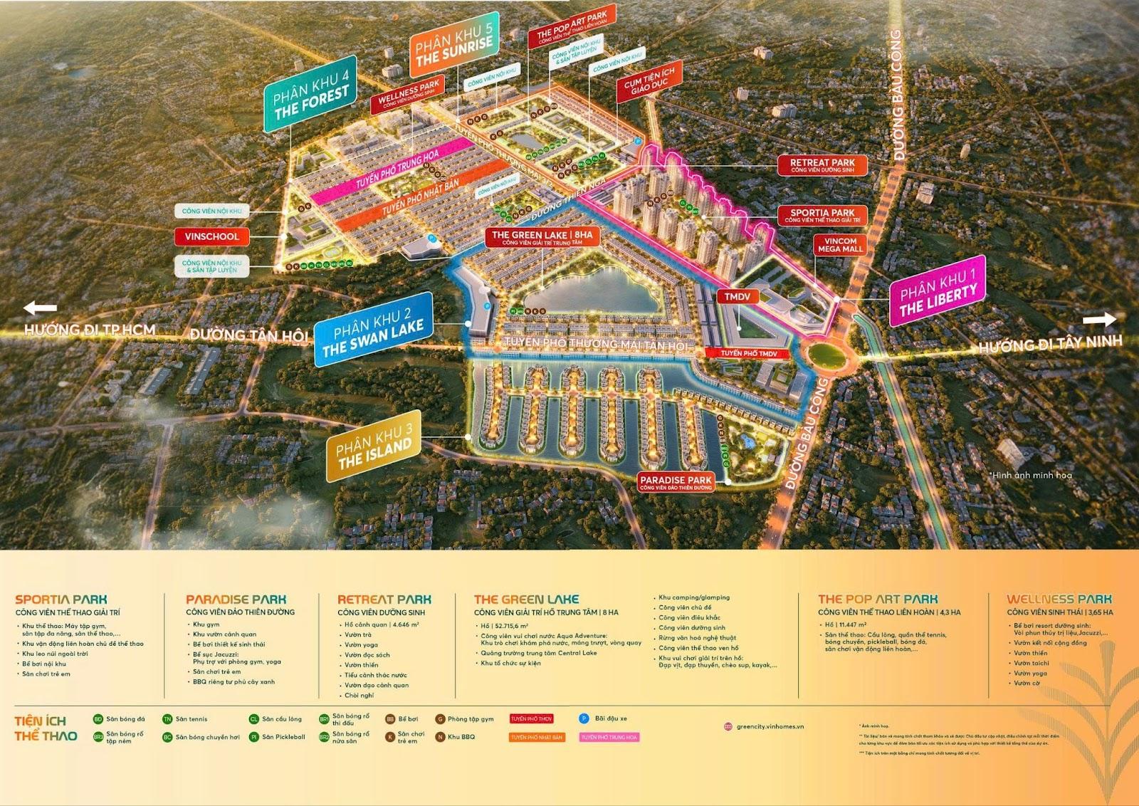 Quy mô căn hộ Vinhomes Green City