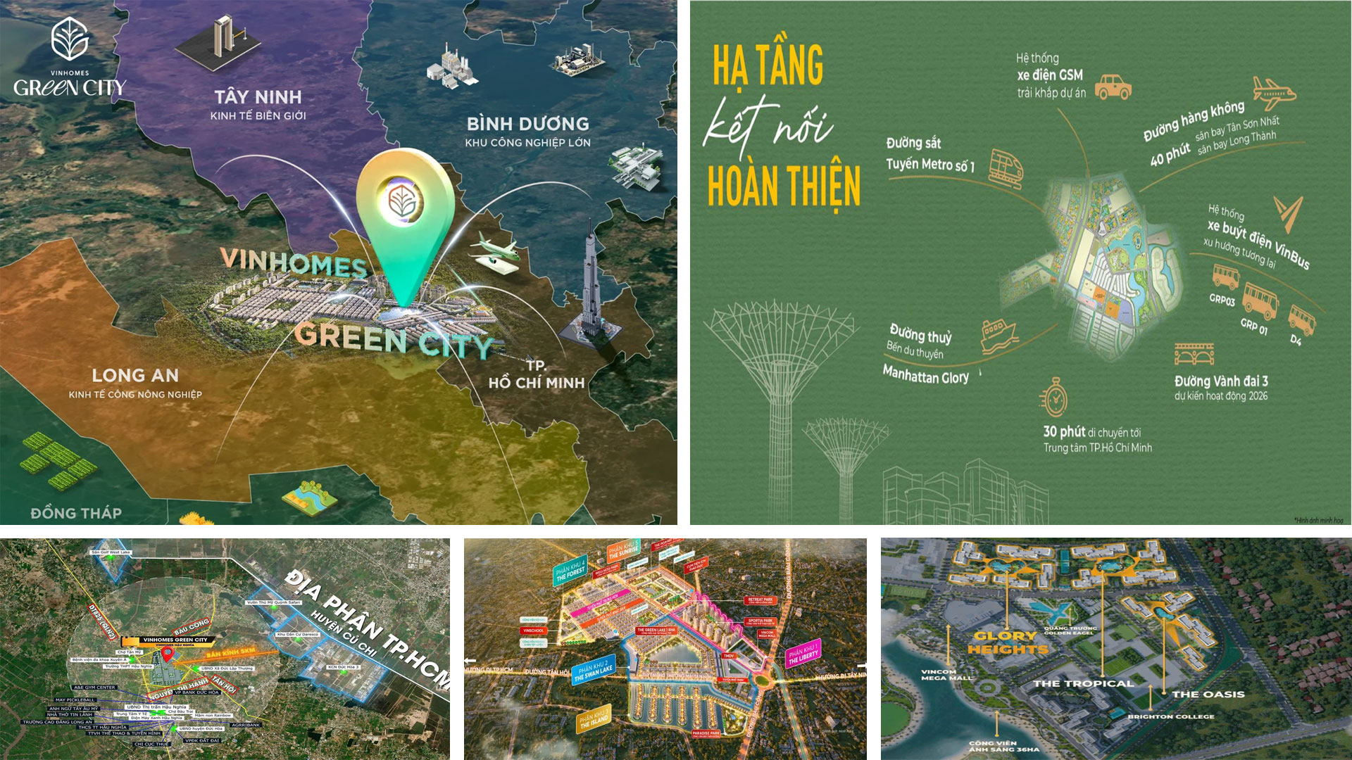 Vị trí của Vinhomes Green City và Vinhomes Grand Park