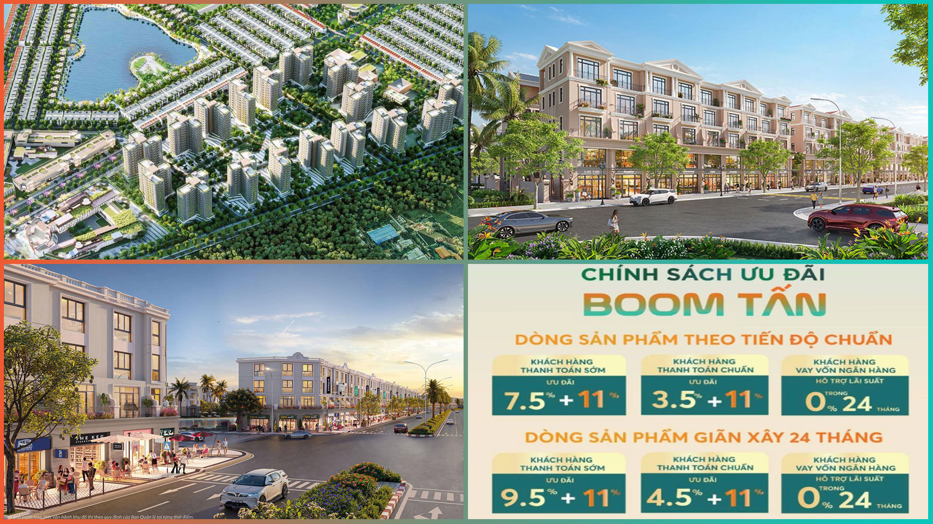 Vinhomes Green City có nhiều loại hình nhà ở với chính sách bán hàng linh hoạt