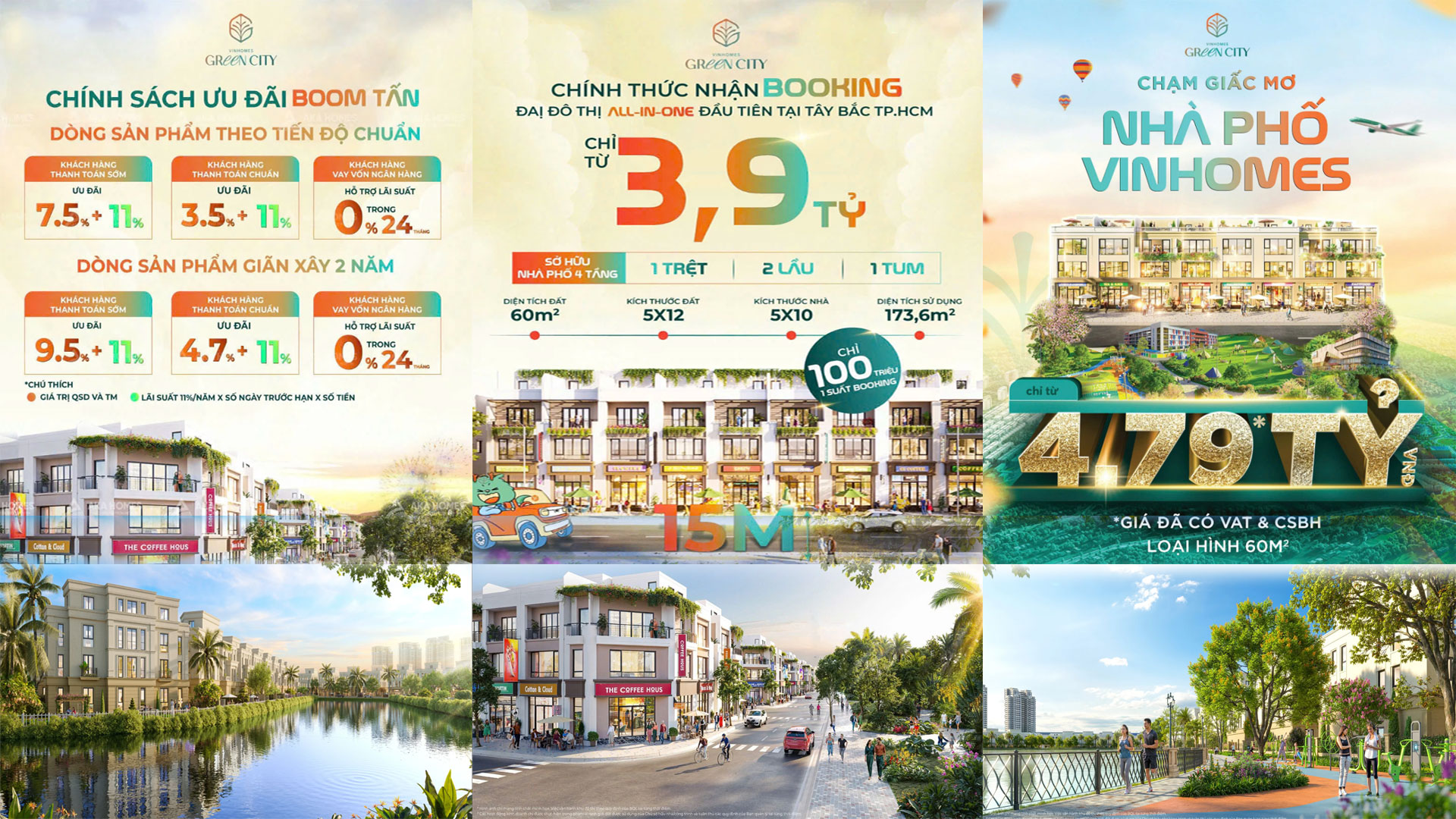 Vinhomes Green City là đô thị all in one đầu tiên ở Tây Bắc TP.HCM