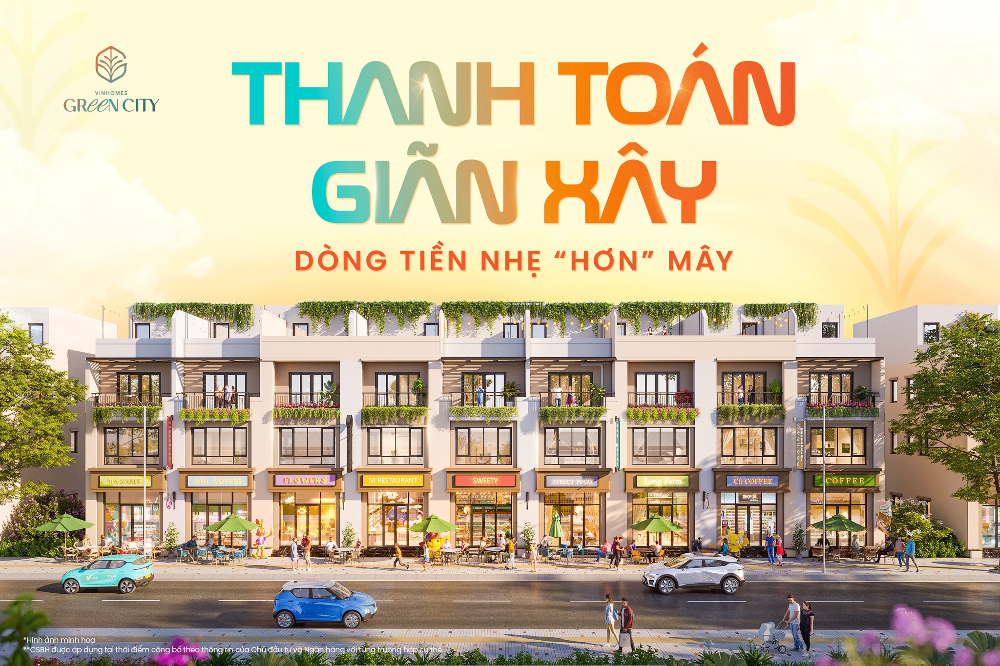 Chính sách “giãn xây” của Vinhomes Green City còn mở ra cơ hội tăng giá gấp đôi trong 2–3 năm tới cho nhà đầu tư biết đón đầu.