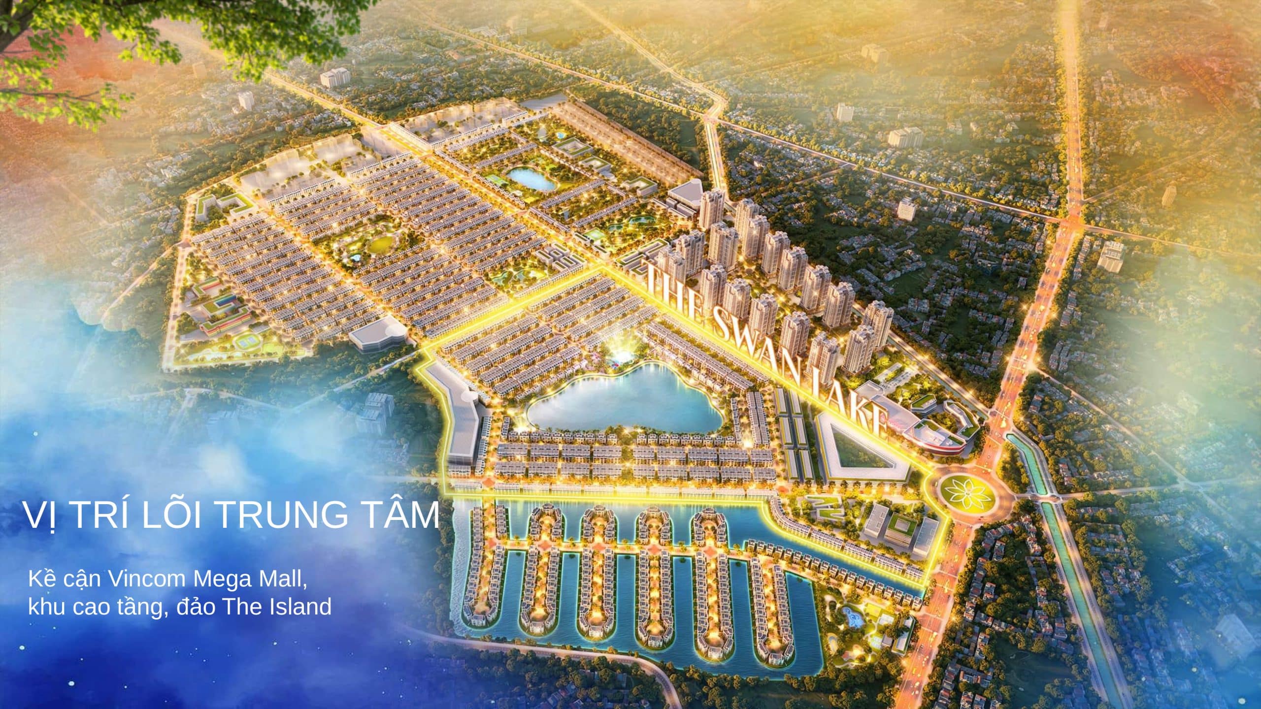 The Swan Lake được ví như “viên ngọc xanh” tại trái tim Vinhomes Green City