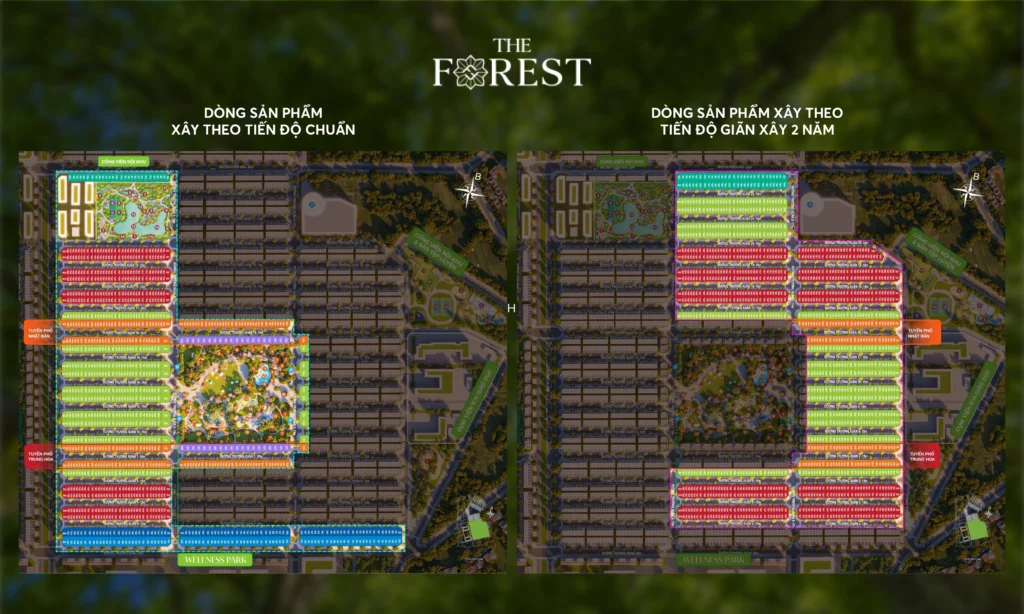 Toàn cảnh phân khu The Forest